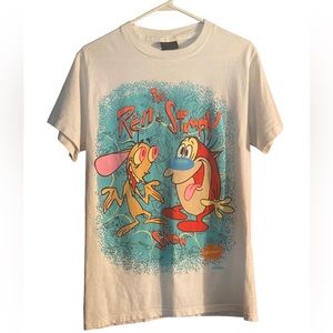 Vintage 1991 Ren and Stimpy Tee Shirt